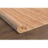 Bornno Artisan Weave Jute Rug | 8x10 Handmade Natural Fiber Area Rug | Organic Texture for Living Room & Bedroom