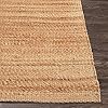 Bornno Artisan Weave Jute Rug | 8x10 Handmade Natural Fiber Area Rug | Organic Texture for Living Room & Bedroom
